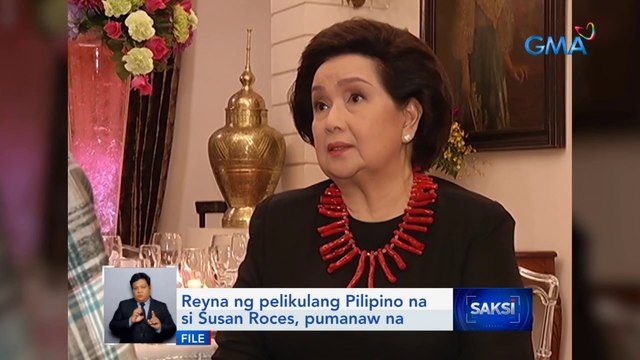 Reyna ng pelikulang Pilipino na si Susan Roces, pumanaw na | Saksi