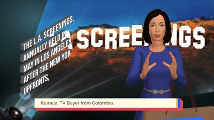 The L.A. Screenings. Kamela, TV Buyer from Colombia