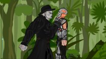 TYRANT Mr X vs Jason X  drawing cartoons 2