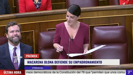 Macarena Olona defiende su empadronamiento