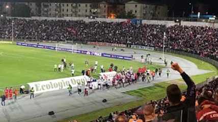 Cosenza salvo, festa tifosi sugli spalti