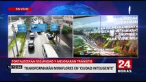Miraflores será una ‘smart city’: alcalde Molina presentó tecnología contra la delincuencia