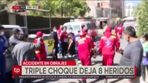 Los ocho heridos del accidente múltiple en La Paz se recuperan y están estables