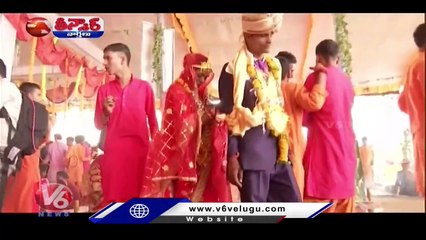 Group Marriages Under CM Scheme In Madhya Pradesh _ V6 Teenmaar
