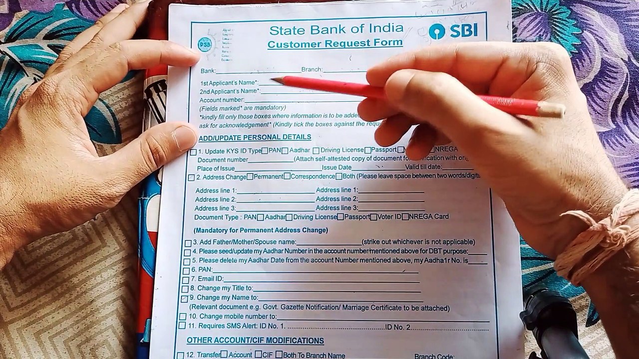 change mobile number sbi bank account  not changing mobile numer sbi bank request declined