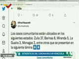 COVID-19 | Venezuela registró 63 casos de transmisión comunitaria, 1 importado y 516.432 recuperados