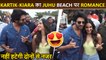 Kartik-Kiara's Off Screen Chemistry Will Blow Your Mind, Duo Promote Bhool Bhulaiyaa2 At Juhu Beach