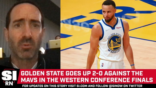 Steph Curry and the Warriors Go Up 2-0 in the Western Conference Finals Against the Mavericks