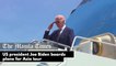 US President Joe Biden boards plane for Asia tour