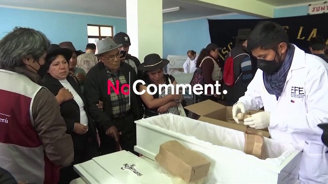 بدون تعليق: بعد 37 عاما من المذبحة الشهيرة... البيرو تُسَلِمُ رفات الضحايا