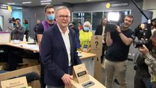 Albanese makes final pitch as he casts his vote