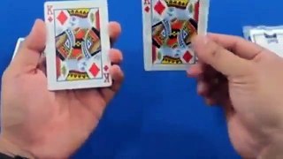 Beautiful card from magic trick game