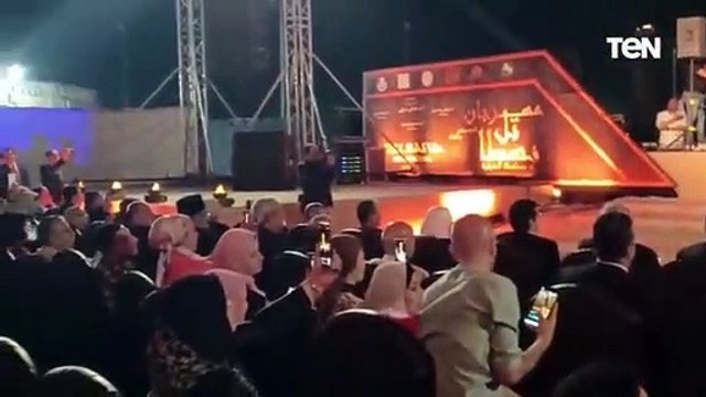 افتتاح مهرجان تل بسطا الاول للموسيقى والغناء بمشاركة وزيري الثقافة الاثار