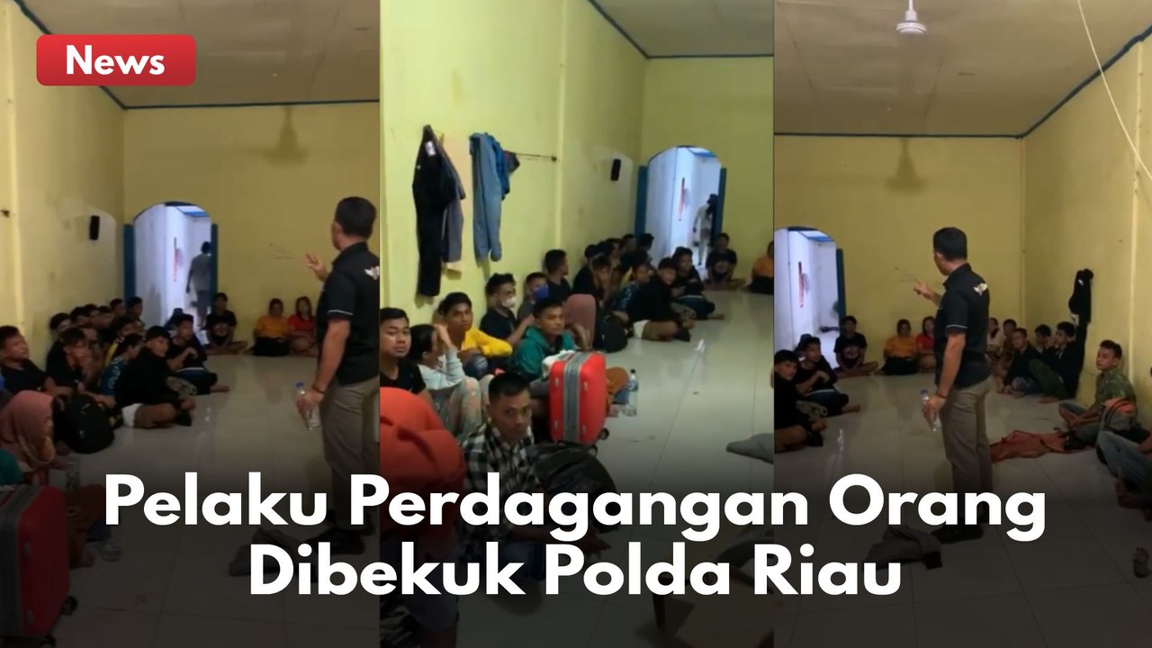 2 Pelaku Tindak Pidana Perdagangan Orang Dibekuk Polda Riau, Ini Perannya !!