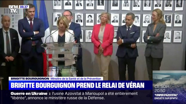 Brigitte Bourguignon, ministre de la Santé: Permettez-moi d'avoir une pensée pour toutes les familles endeuillées pendant la crise