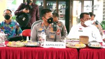 Kapolresta Sidoarjo Gelar “Cangkrukan” Kamtibmas Jelang Pilkades Serentak 2022 di Wonoayu