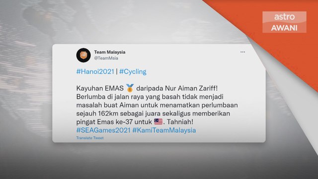 Sukan SEA Hanoi | Pelumba basikal negara cipta kejutan rangkul emas