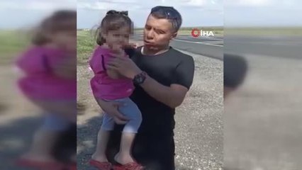 Yolda mola veren aile 3 yaşındaki kızını unuttu