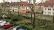 Un presunto tornado arrasa a su paso una ciudad de Alemania Occidental