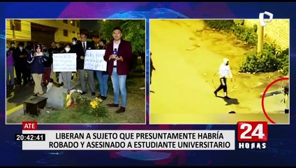 Ate: ¡Indignante! denuncian que presunto asesino de estudiante universitario fue liberado