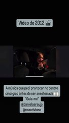 Sophia Valverde ouviu música 'Guia-me' antes da operação