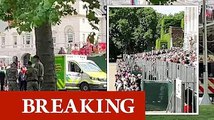 Trooping the Colour chaos: Stand collapses and spectator 'falls through' as crowd evacuate