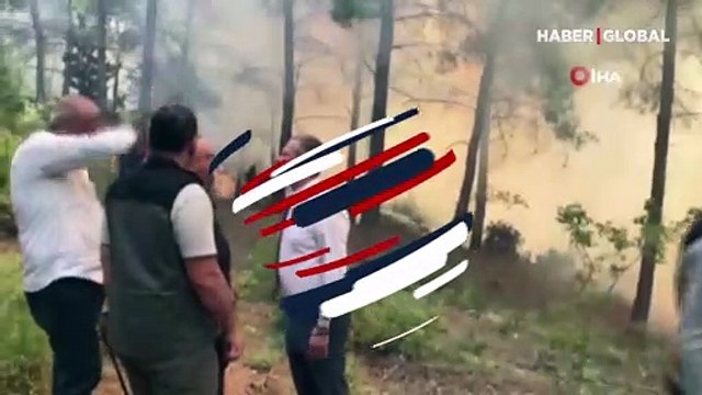 Son dakika! Hatay'da Amanos Dağları eteklerinde orman yangını