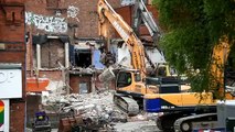 Demolition of  former Tokyo Jo’s and Odeon cinema following fire