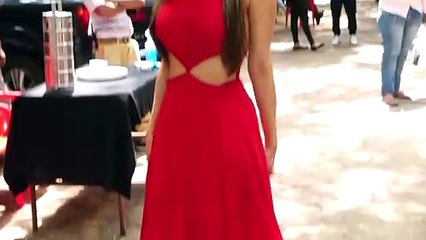 Mouni Roy stuns in sexy outfit at Arjun-Neha wedding anniversary bash