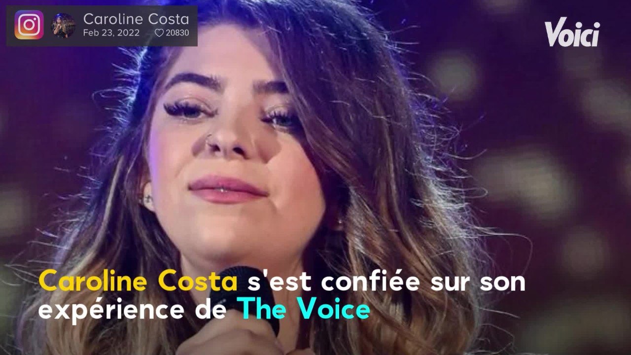 Voici : Caroline Costa : comment The Voice l’a aidée à prendre confiance en elle