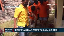 Penangkapan 8 Pengedar 41 Kg Sabu di Bukittingi, 2 Tersangka Kabur Terpaksa Ditembak di Bagian Kaki!