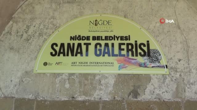 Niğde'de Sanat Sarsıntısı-9 adlı uluslararası resim sergisi açıldı