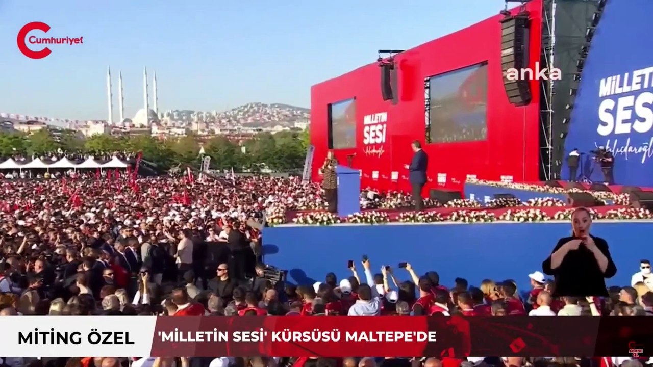 CHP mitinginde kürsüye çıkan yaşlı teyze AKP'ye isyan etti: "Beni idam etseler bile..."