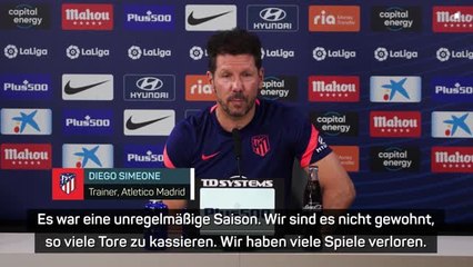 Download Video: Simeone: Sind so viele Gegentore “nicht gewohnt”