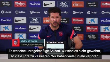 Simeone: Sind so viele Gegentore “nicht gewohnt”