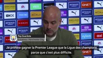 38e j. - Guardiola préfère gagner le championnat à la Ligue des champions : 