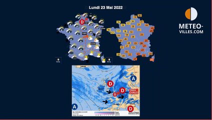prévisions météo du samedi 21 mai 2022