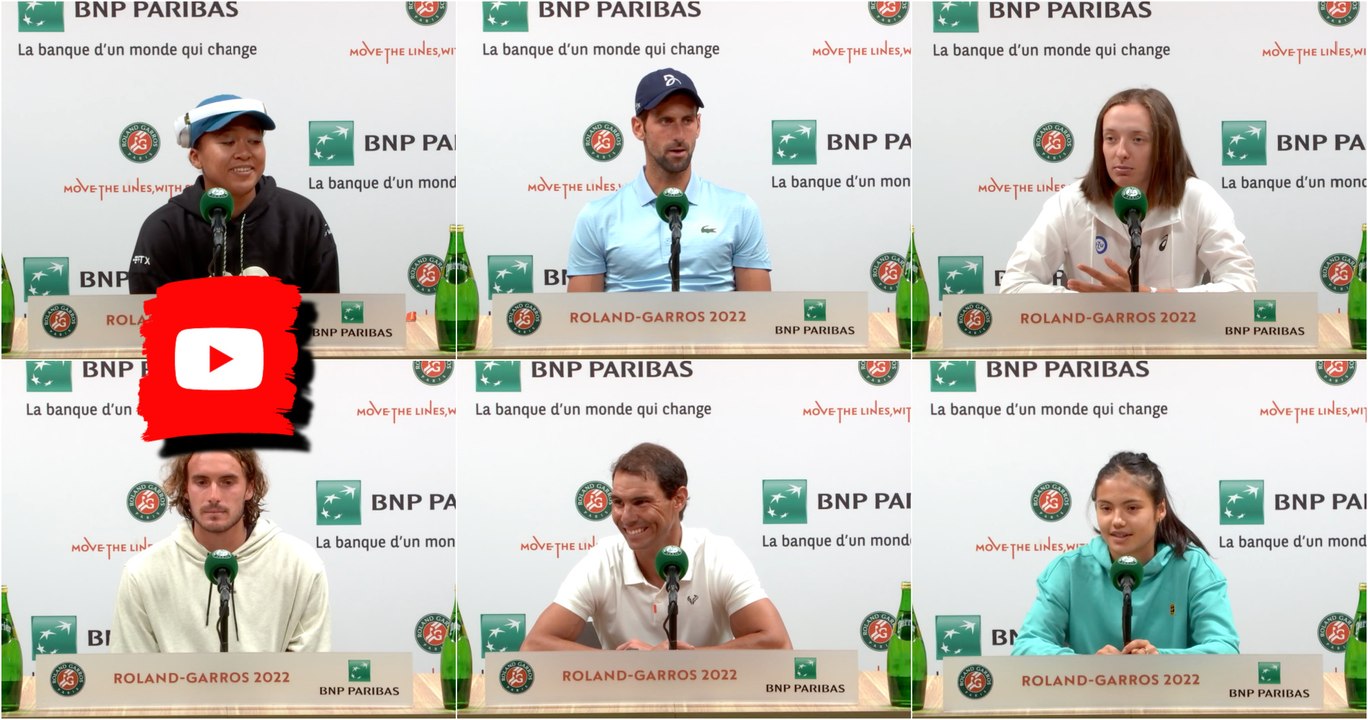 Roland-Garros 2022 : Les meilleurs moments du media day