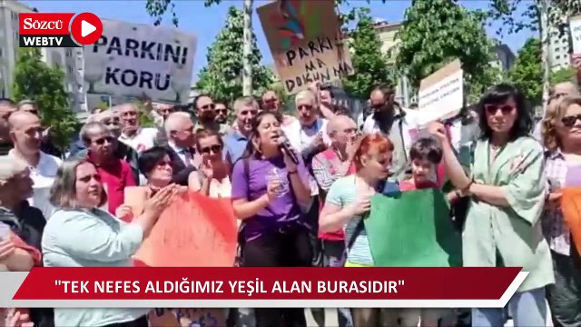 Çekmeköy'de parkın yıkılmak istenmesi mahalleliyi ayağa kaldırdı