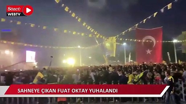 Cumhurbaşkanı Yardımcısı Fuat Oktay, şampiyonluk kutlamasında yuhalandı