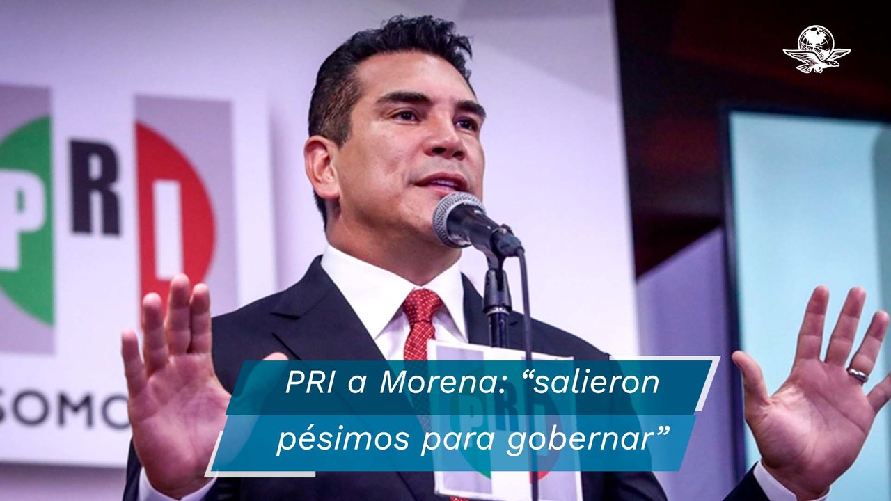 "Morena irá al basurero de la historia": Alito Moreno, presidente del PRI