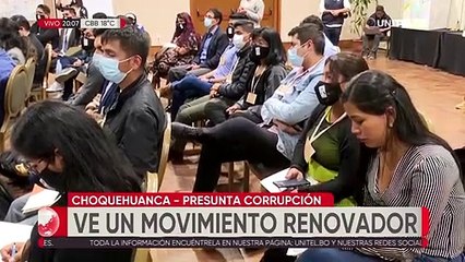Choquehuanca dice que hay cansancio de los “eternos dirigentes” y ve un “movimiento renovador”