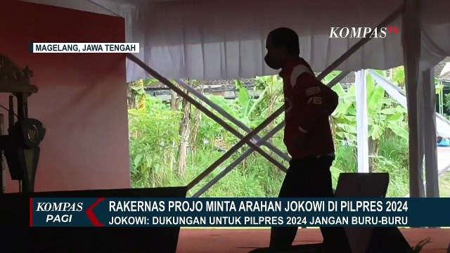 Pilpres 2024, Presiden Joko Widodo Meminta Relawan Projo Bersabar!