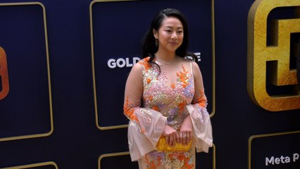 Stephanie Hsu "Gold House's First Annual Gold Gala" Gold Carpet Fashion