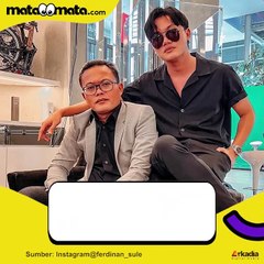 9 Rizky Febian Cosplays Charlie Chaplin at Putri Delina's Party 🎩