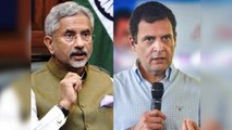 MEA Jaishankar counters Rahul Gandhi’s foreign services remark