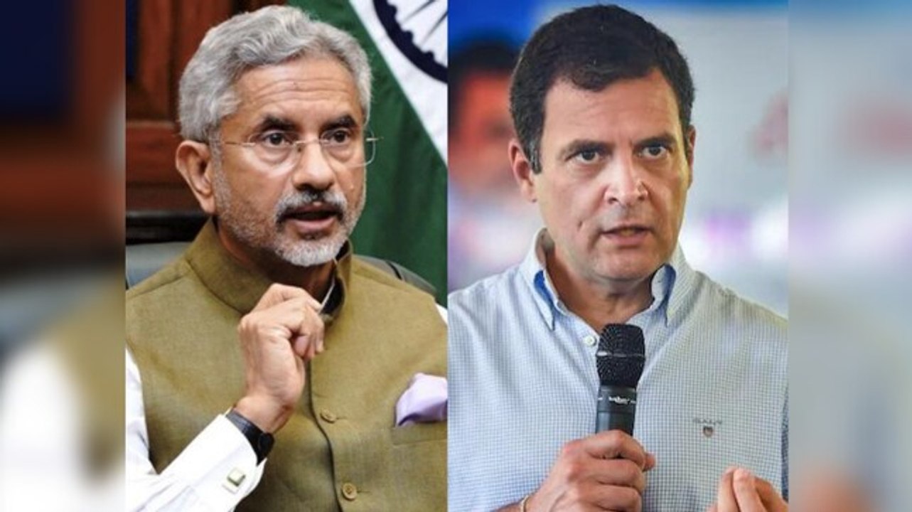 MEA Jaishankar counters Rahul Gandhi’s foreign services remark