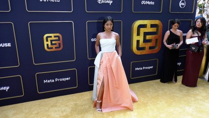 Maitreyi Ramakrishnan "Gold House's First Annual Gold Gala" Gold Carpet Fashion