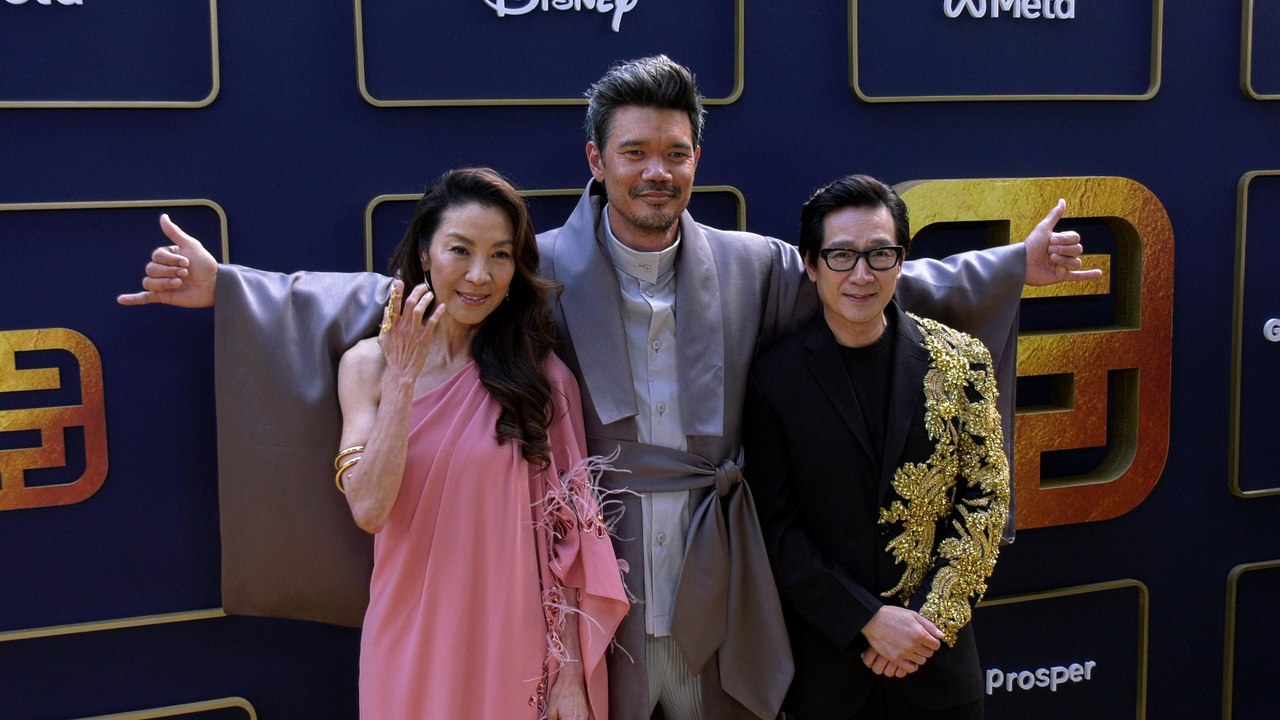Michelle Yeoh, Destin Daniel Cretton, Ke Huy Quan "Gold House's First Annual Gold Gala" Gold Carpet