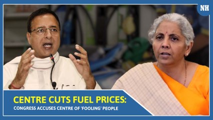 Centre Cuts Fuel Prices: Congress accuses Centre of 'fooling' people
